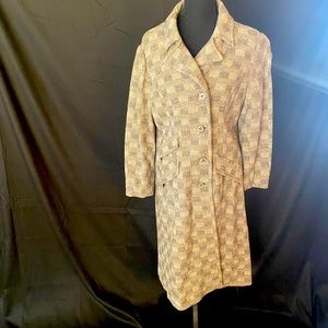 Vintage Pendleton wool trench coat.